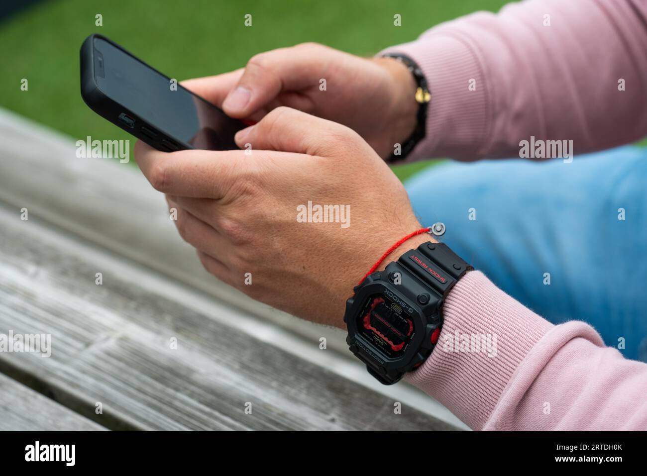 Casio g-shock DW-5600 wrist watch Stock Photo - Alamy
