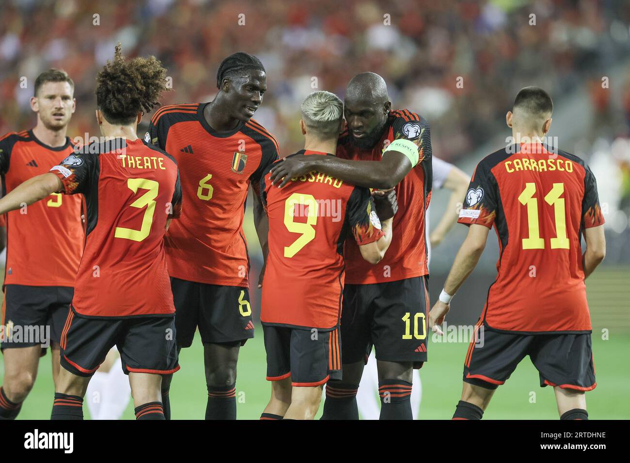 Brussels Belgium 12th Sep 2023 Belgium s Leandro Trossard brussels-belgium-12th-sep-2023-belgium-s-leandro-trossard