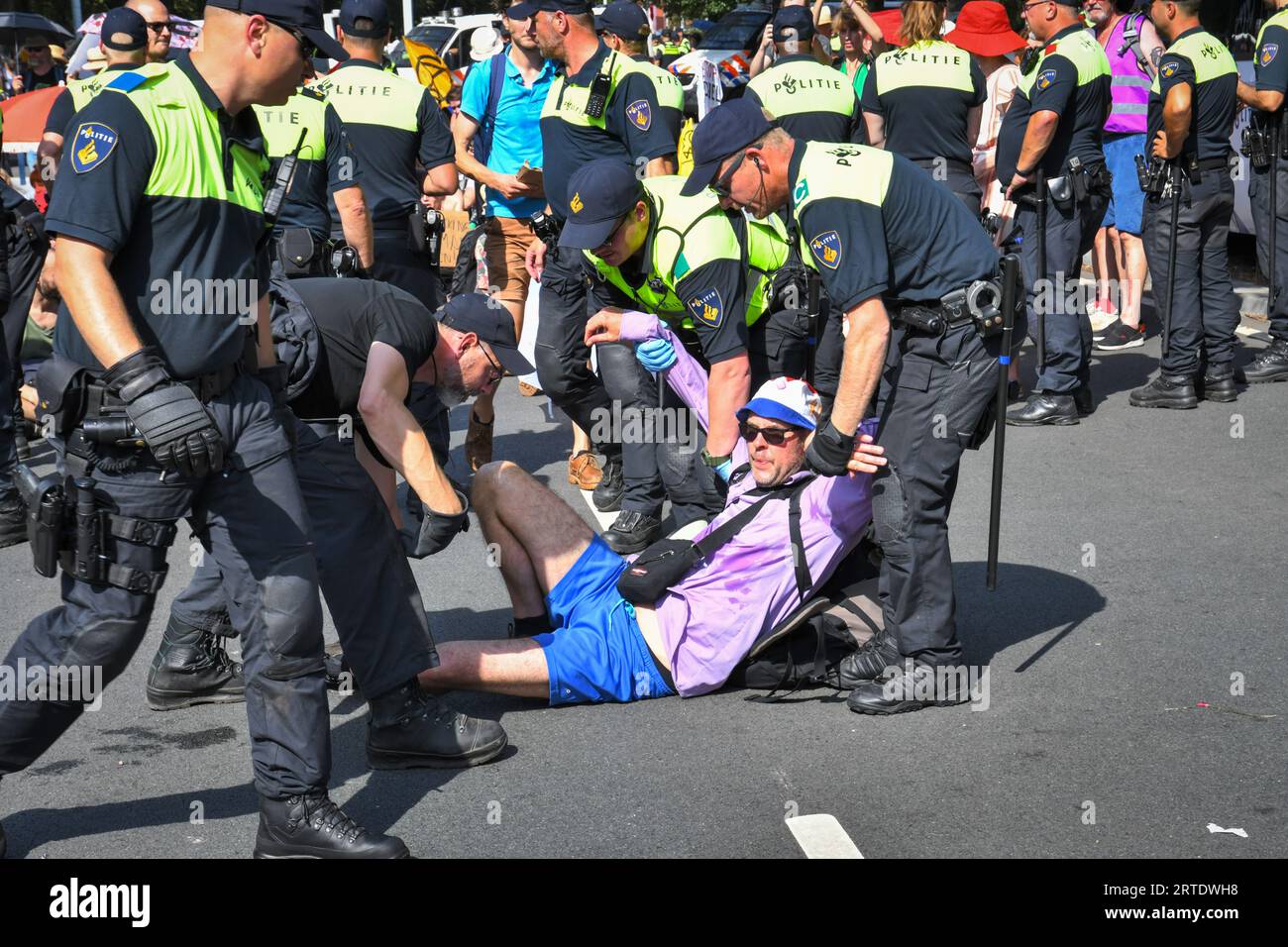 The Hague,The Netherlands, 10th september,2023. Extinction rebellion ...