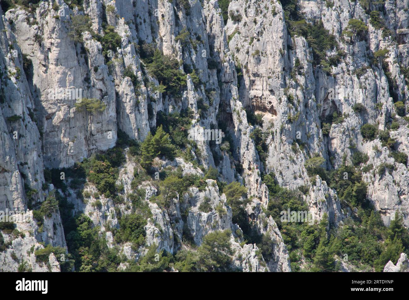 the calancues in southern france with their impressive rocks, crystal ...