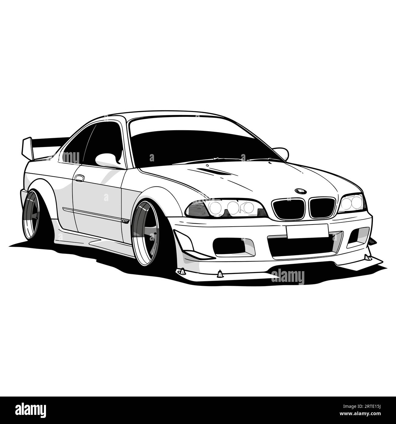 Car monochrome icon vector illustration simple Stock Vector Image & Art ...