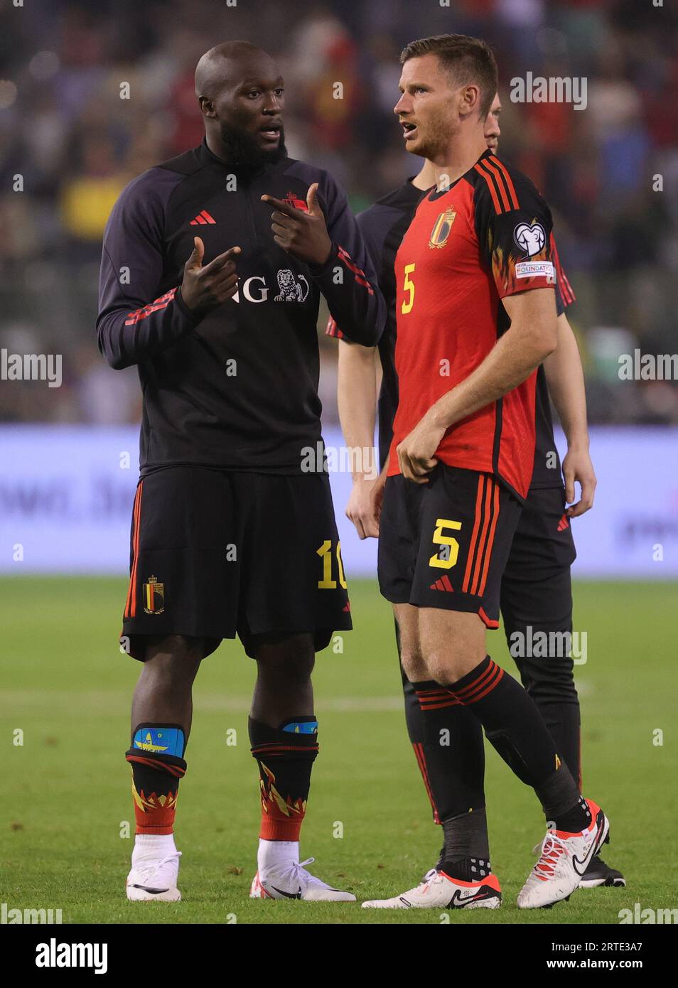 Brussels Belgium. 12th Sep 2023. Belgium s Jan Vertonghen