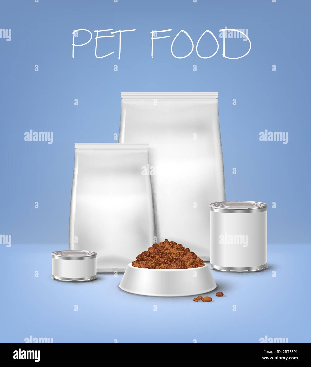 Packet of dog treats Stock Vector Images Alamy