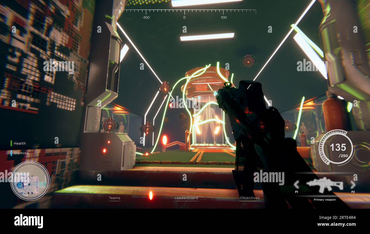 Shooter videogame with player reaching final mission, battling flying