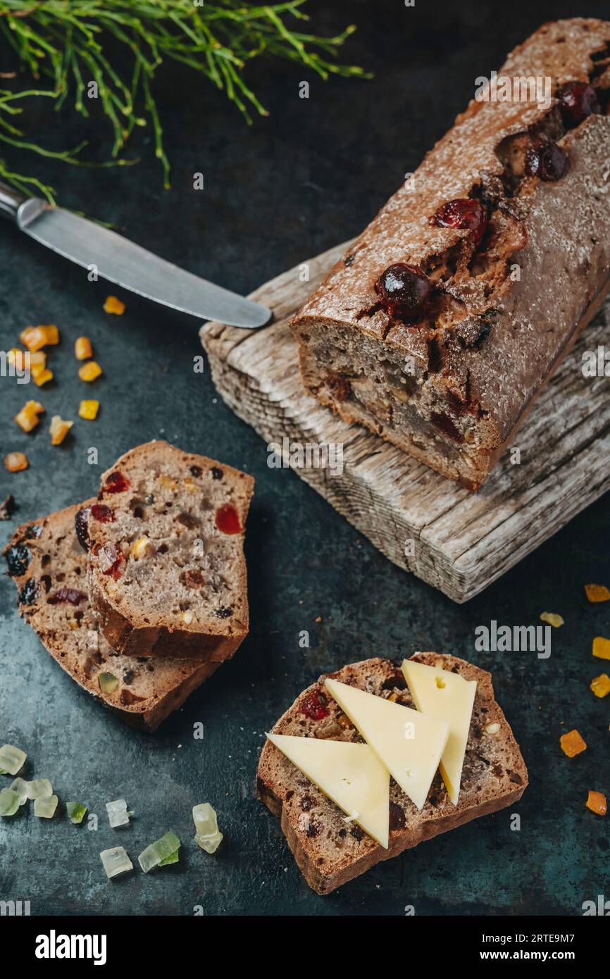 Jamaican spice bread for Easter Stock Photo
