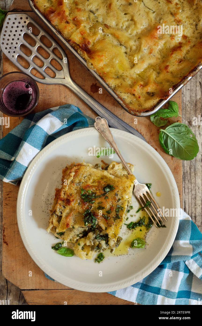 Summer vegetable lasagne hires stock photography and images Alamy