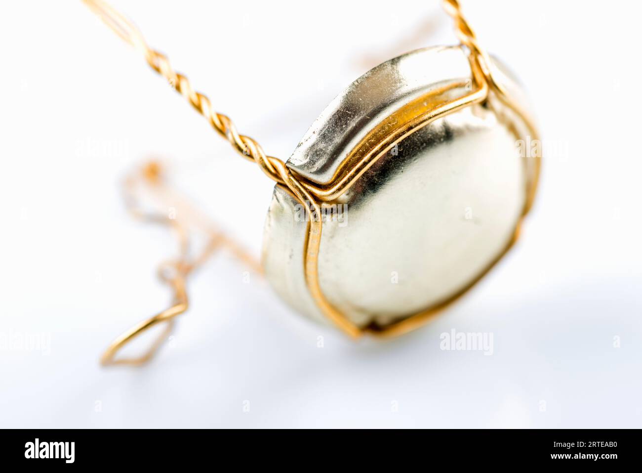 Champagne bottle cap Stock Photo Alamy