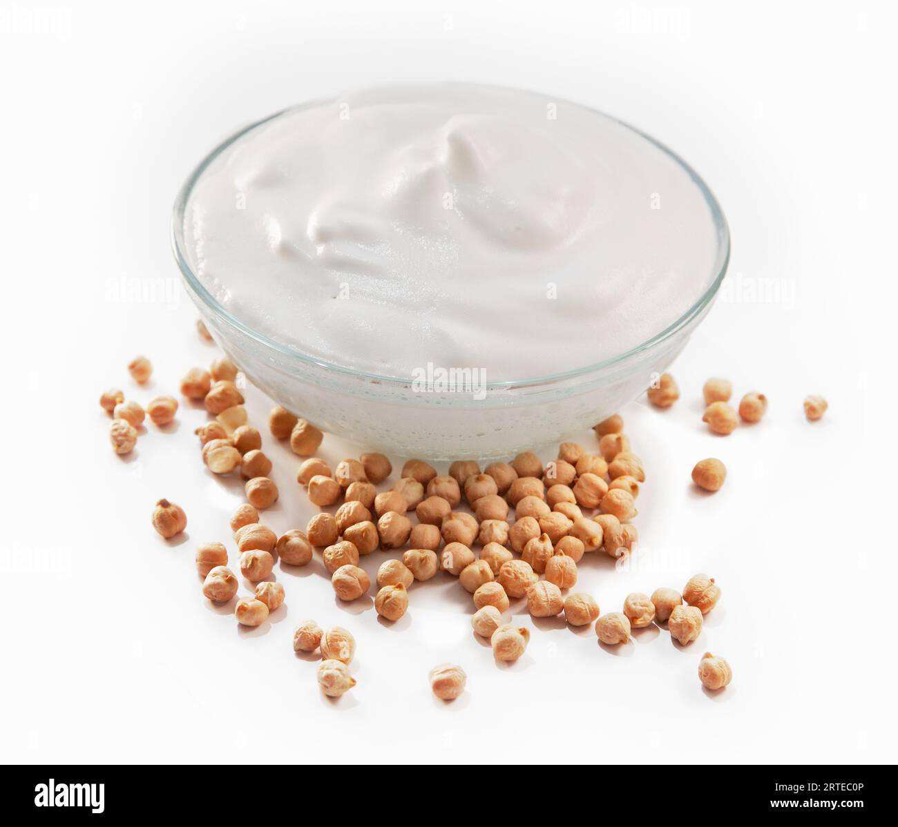 Chickpea aquafaba Stock Photo