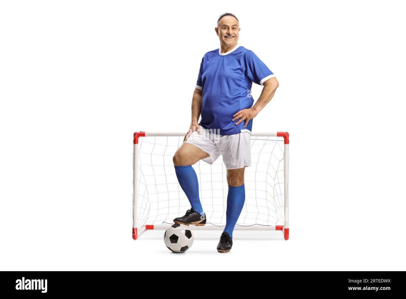 Football training cones Cut Out Stock Images & Pictures - Alamy