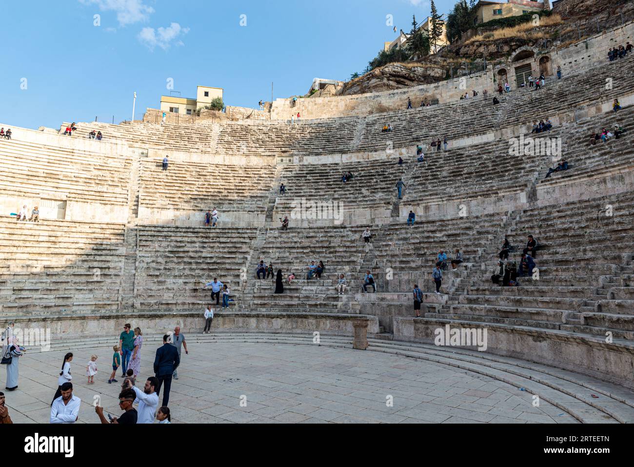 Roman Theatre, Amman, Jordan Stock Photo