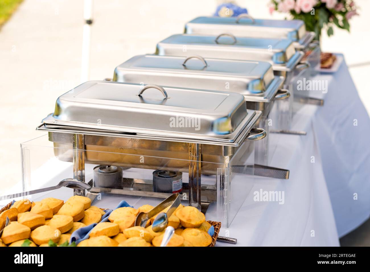Wedding Party Food Buffet Stock Photo - Alamy