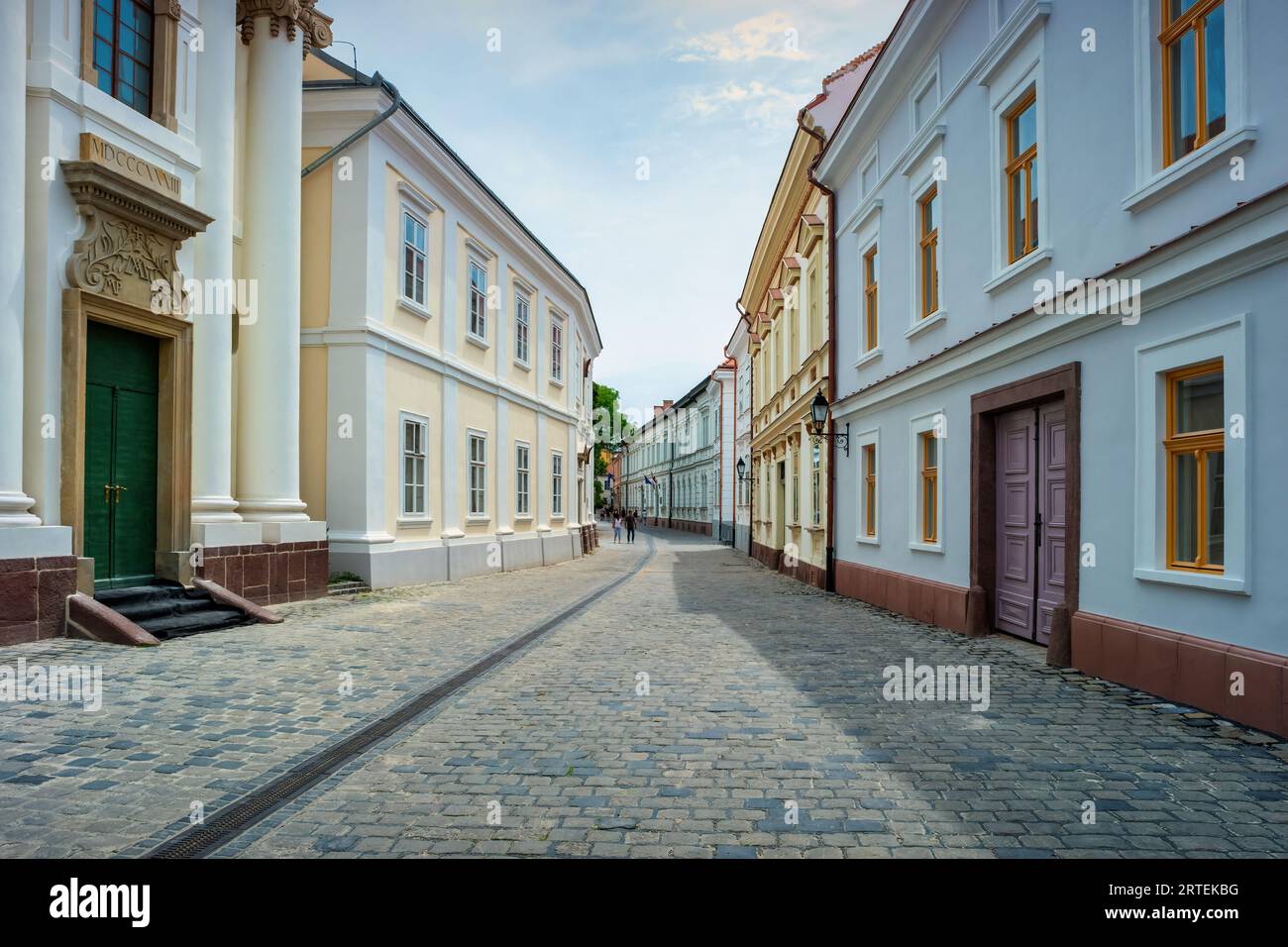 Street in Veszprem Castle in downtown Veszprém, Hungary Stock Photo Alamy