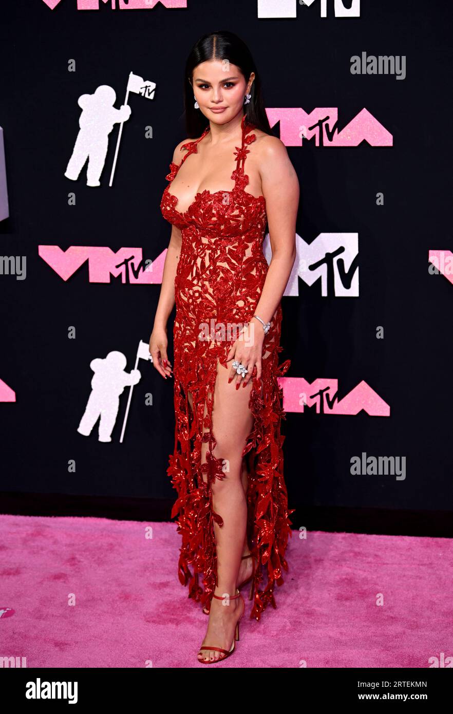 Selena Gomez attending the MTV Video Music Awards 2023 held at the Prudential Center in Newark, New Jersey. Picture date: Tuesday September 12, 2023. Stock Photo