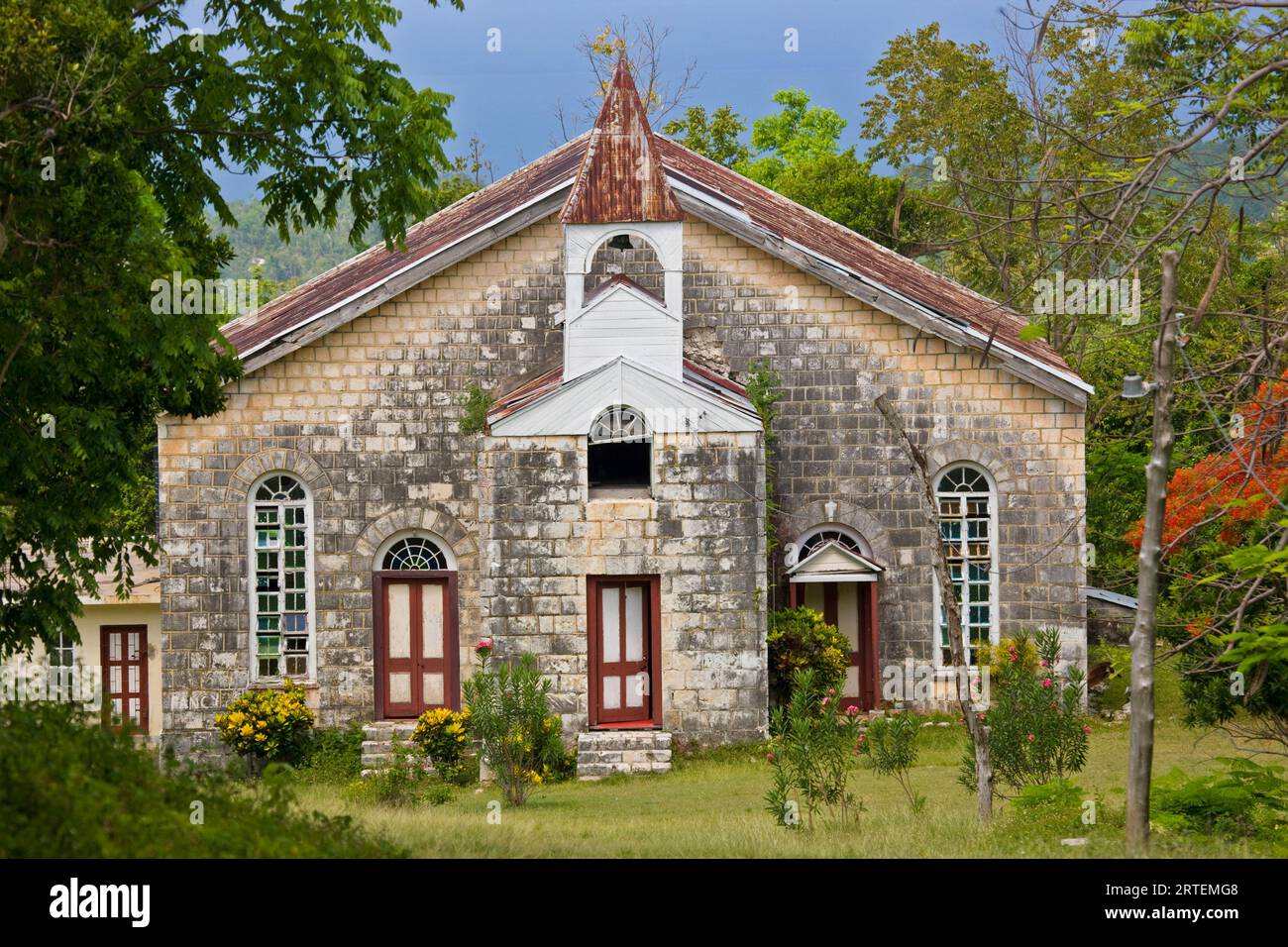 Church building in the Bluefields area of Jamaica; Jamaica, West Indies
