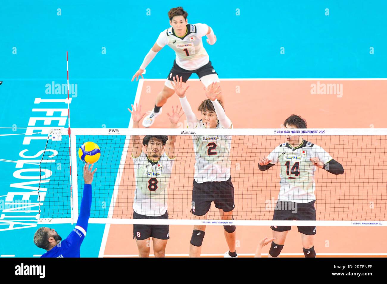 Taishi Onodera, Masahiro Sekita, Yuki Ishikawa (Japan); Earvin Ngapeth