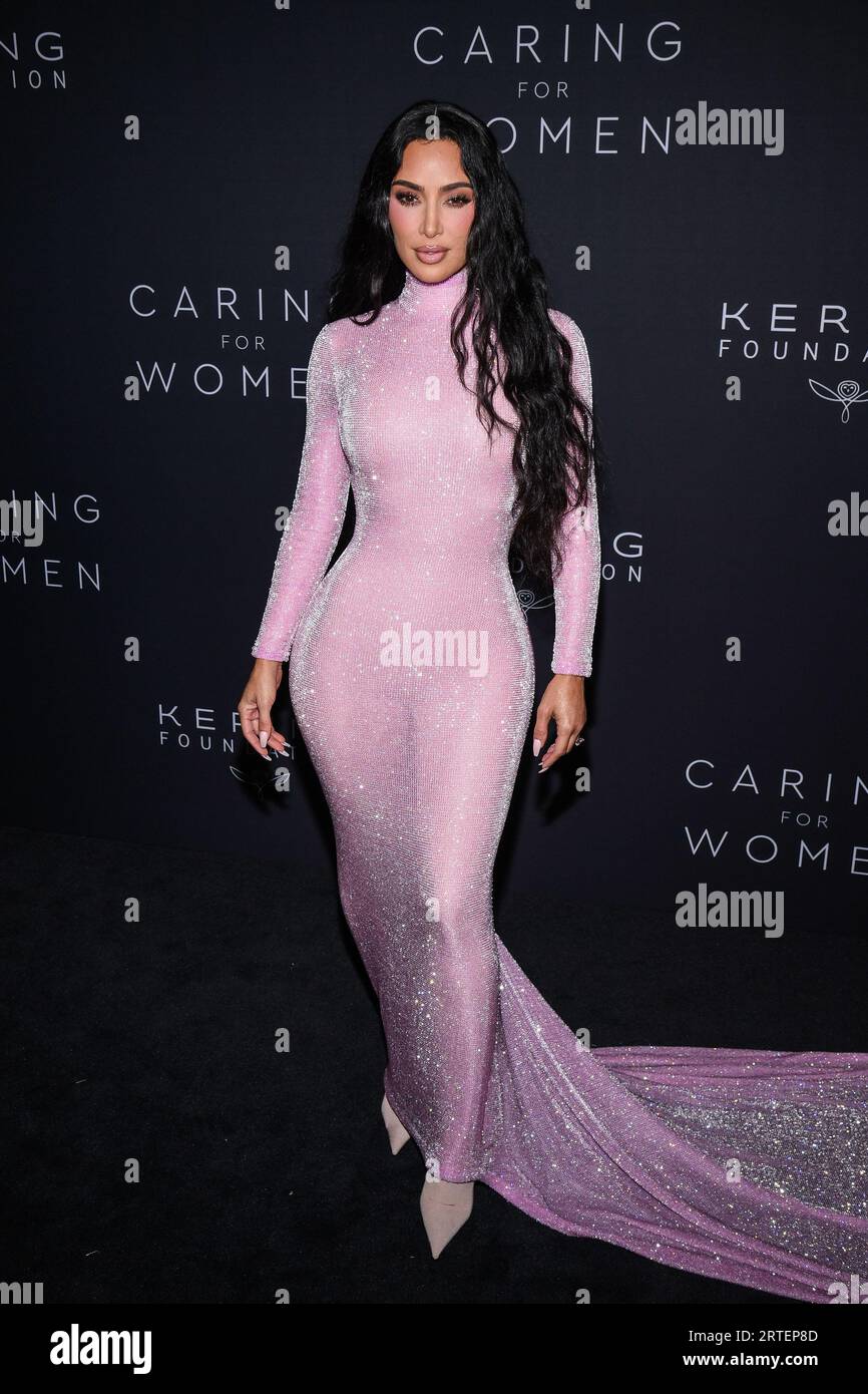 New York, USA. 12th Sep, 2023. Kim Kardashian walking on the red carpet
