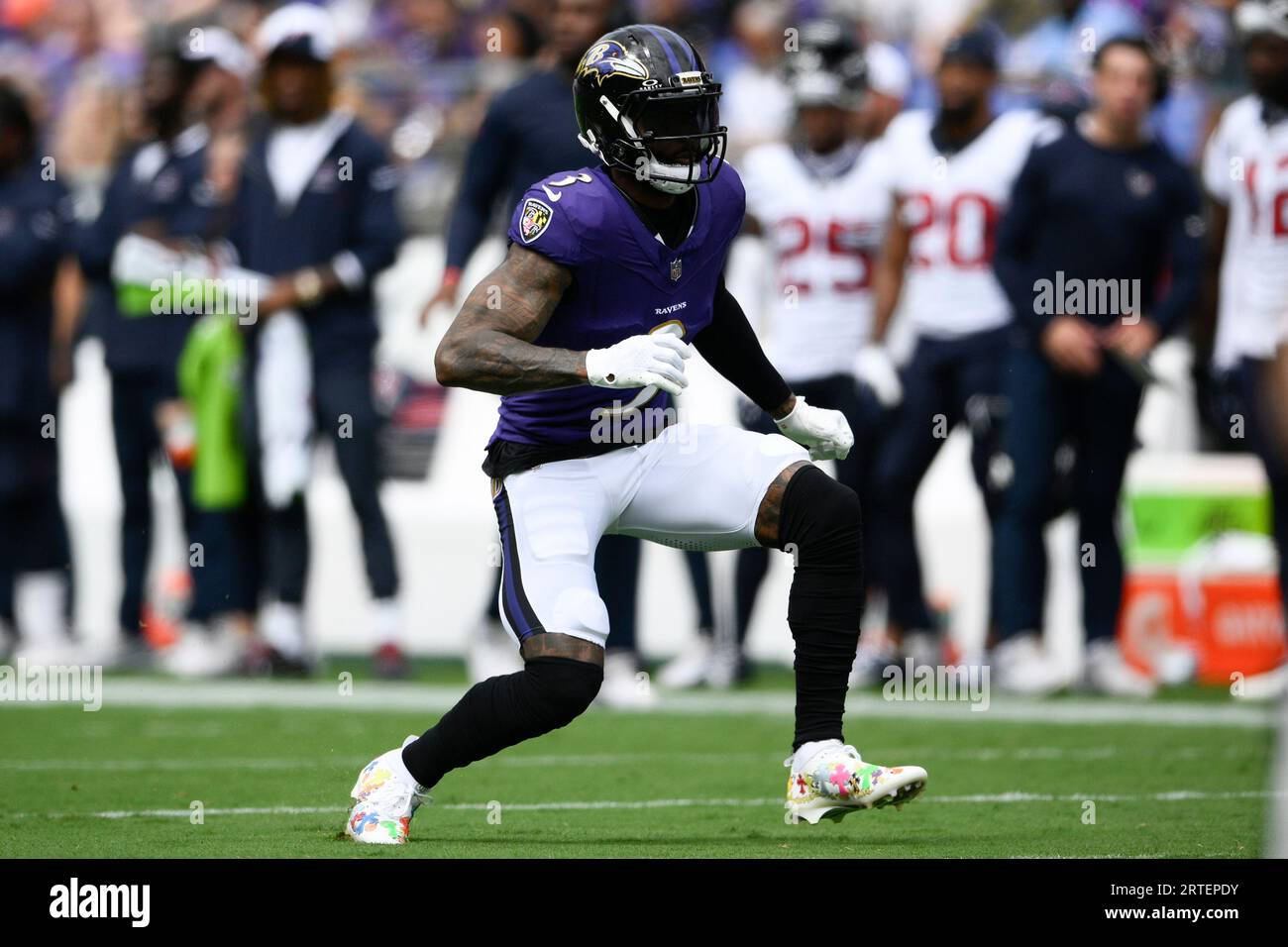 Baltimore Ravens wide receiver Odell Beckham Jr. (3) in action