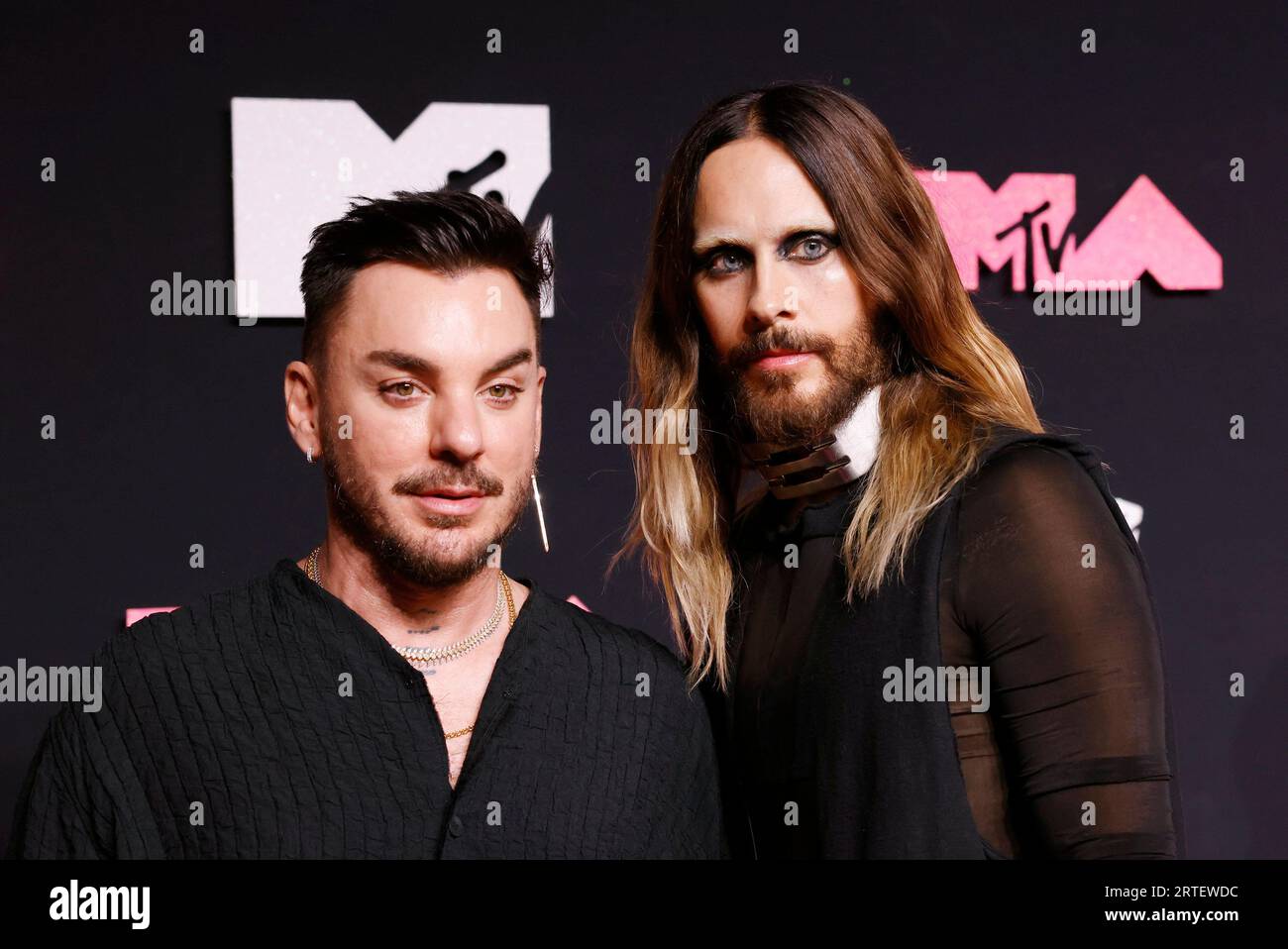 Newark, United Stated. 12th Sep, 2023. Jared Leto and his brother