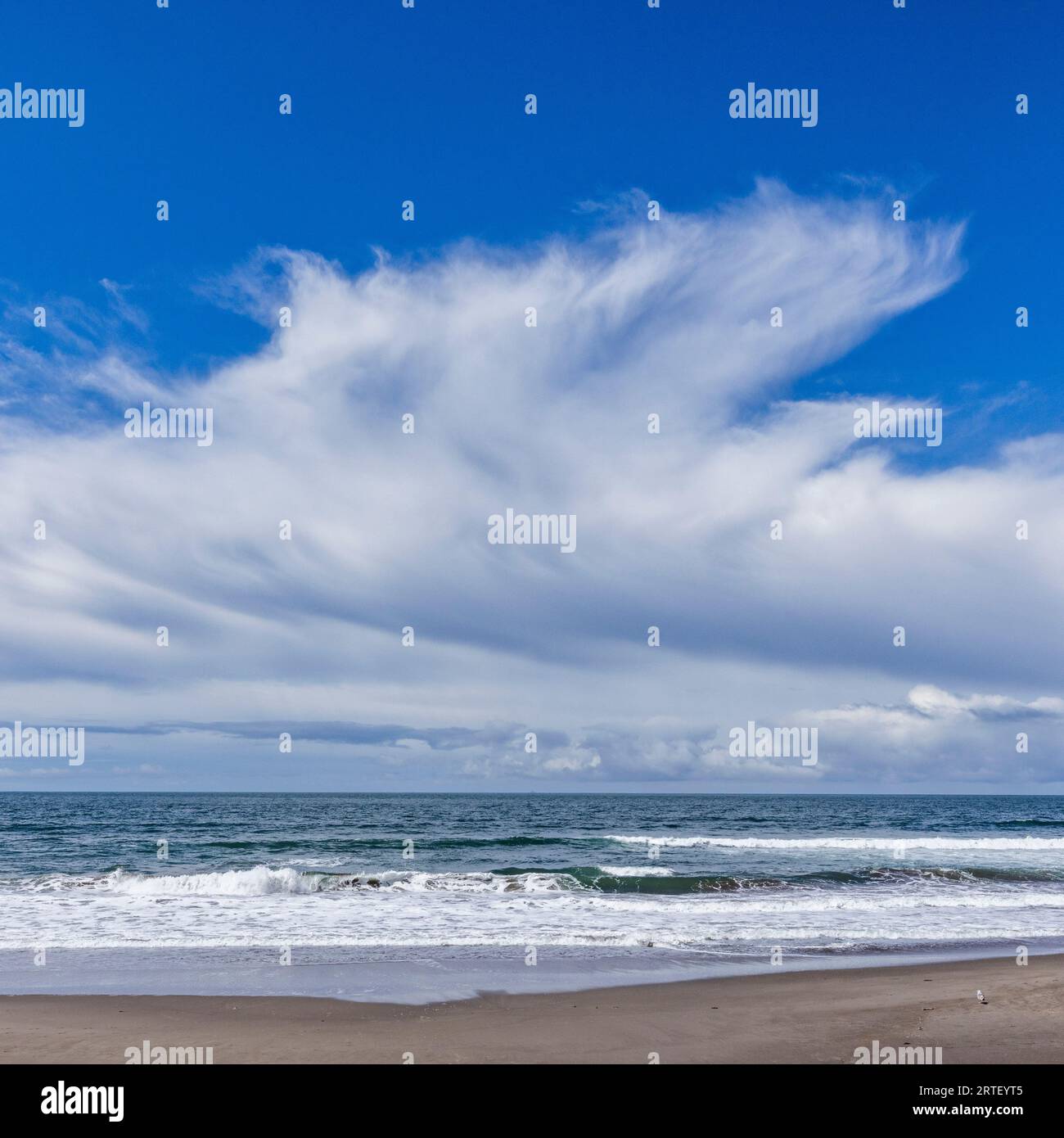 Majestic cloud formation at Stinson Beach Stock Photo Alamy