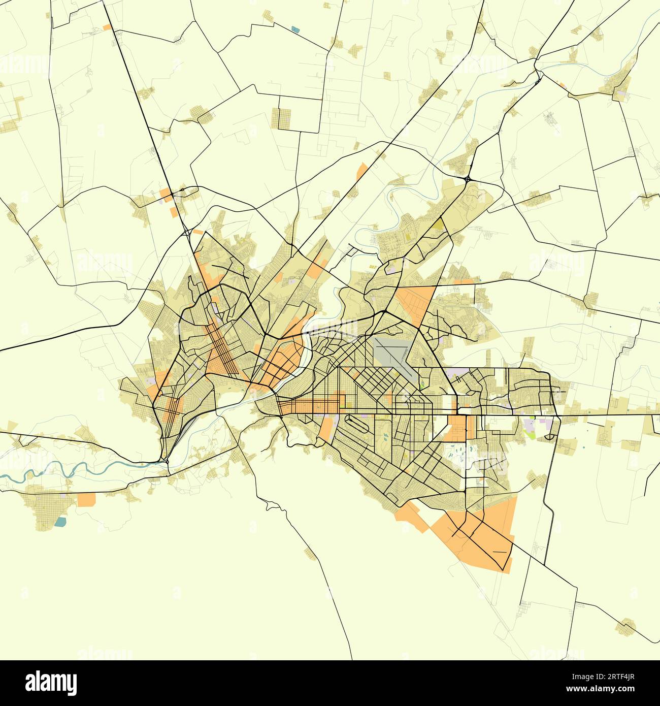 Map of Torreón, Coahuila, Mexico Stock Vector Image & Art Alamy