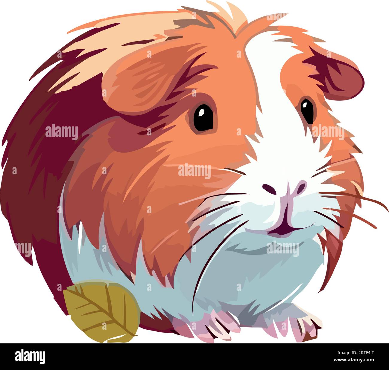 Cute puppy sitting, looking cheerful and fluffy Stock Vector Image ...