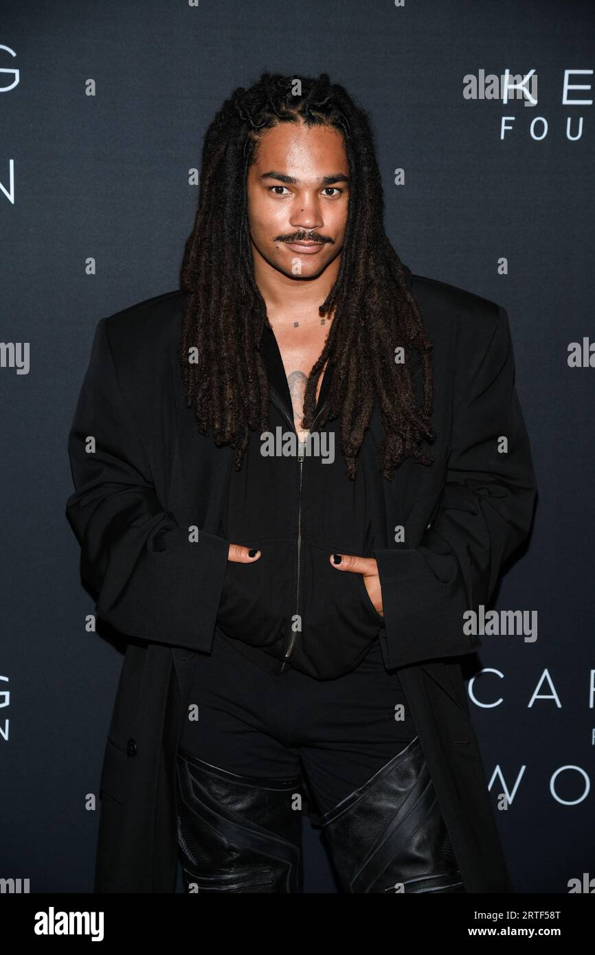 New York, USA. 12th Sep, 2023. Luka Sabbat walking on the red carpet at The Kering Foundation Caring for Women Dinner celebrating 15 years of the Kering Foundation held at The Pool Lounge in New York, NY on September 12, 2023. (Photo by Anthony Behar/Sipa USA) Credit: Sipa USA/Alamy Live News Stock Photo