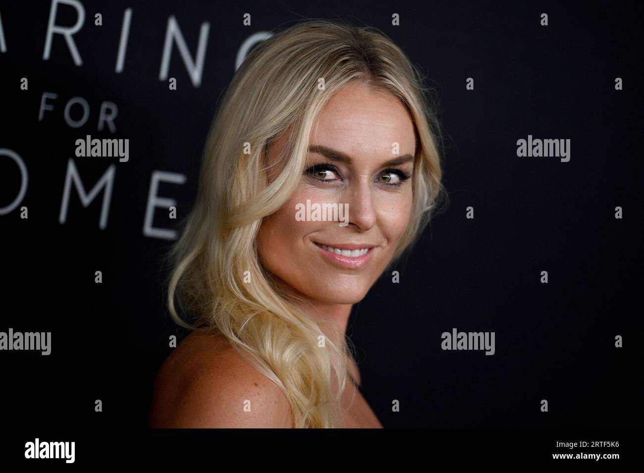 New York, USA. 12th Sep, 2023. Lindsey Vonn walking on the red carpet