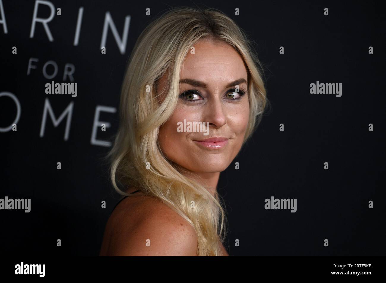 New York, USA. 12th Sep, 2023. Lindsey Vonn walking on the red carpet