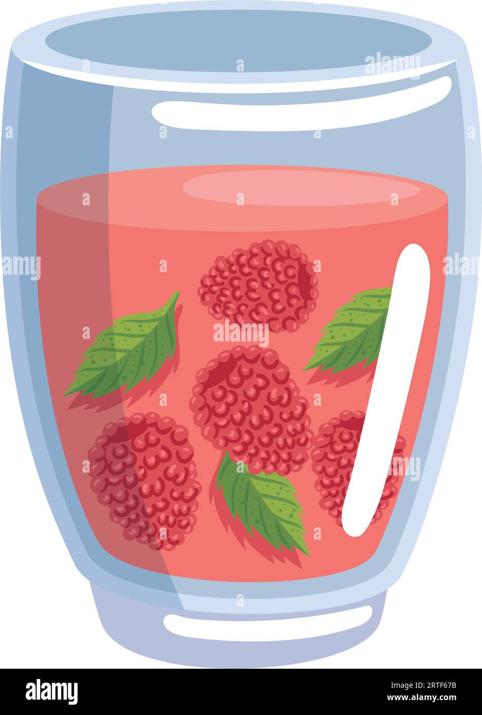 fruit drink raspberry Stock Vector Image & Art - Alamy