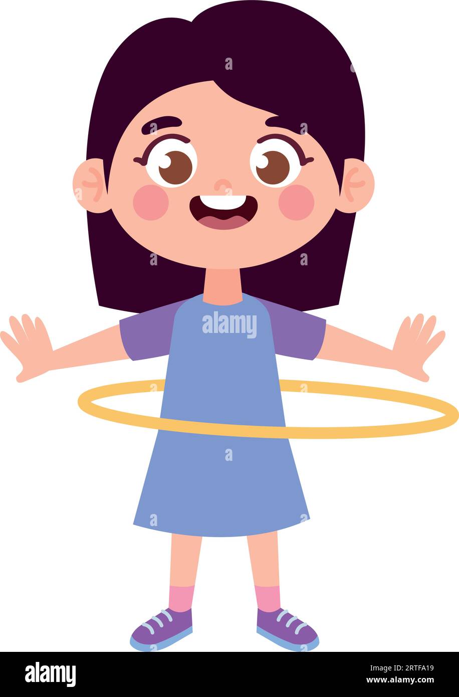 girl and ula ula Stock Vector Image & Art Alamy