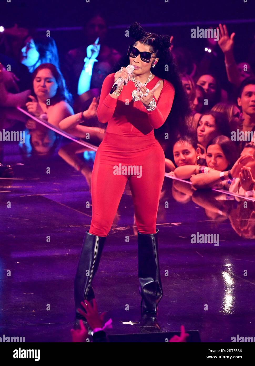 Nicki Minaj performs on stage at the MTV Video Music Awards 2023 held