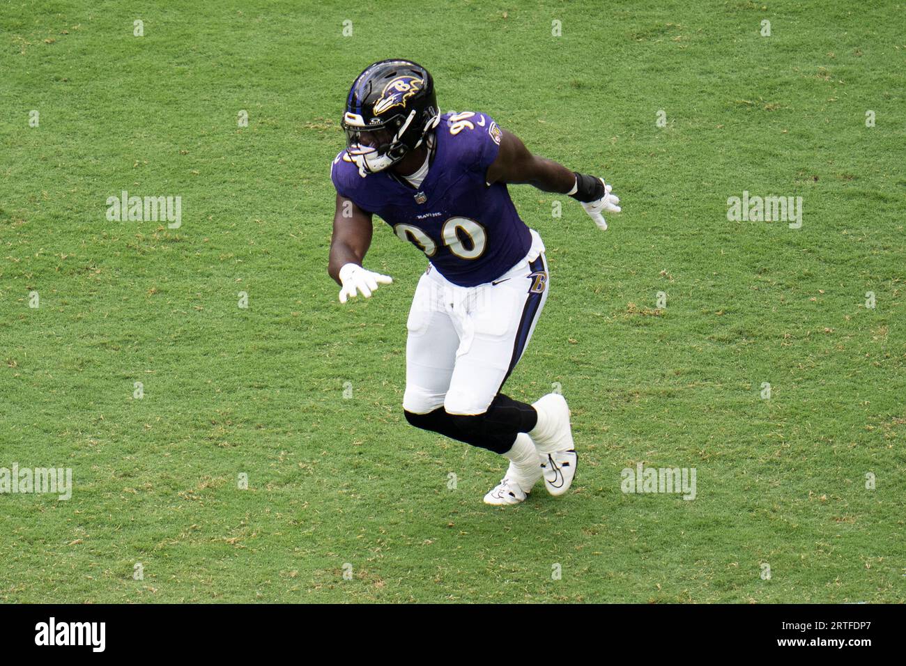 Baltimore Ravens wide receiver James Proche II (3) lines up for the play  during an NFL wild-card football game against the Cincinnati Bengals on  Sunday, Jan. 15, 2023, in Cincinnati. (AP Photo/Emilee