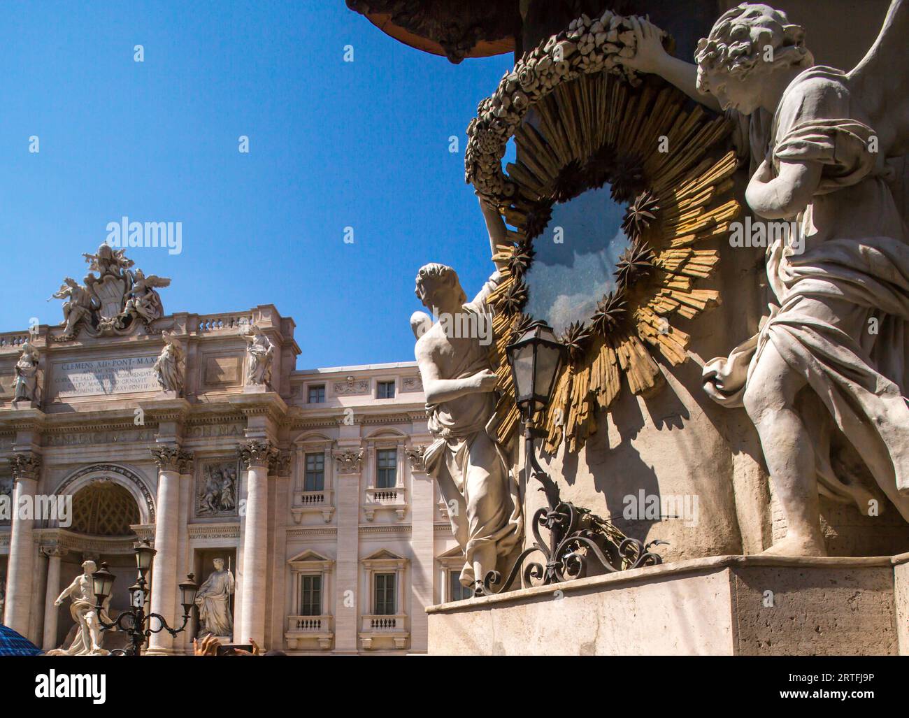 ITALY, ROME, TREVI FOUNTAIN COMPLETED IN 1762 BY NICCOLO PANNINI Stock Photo