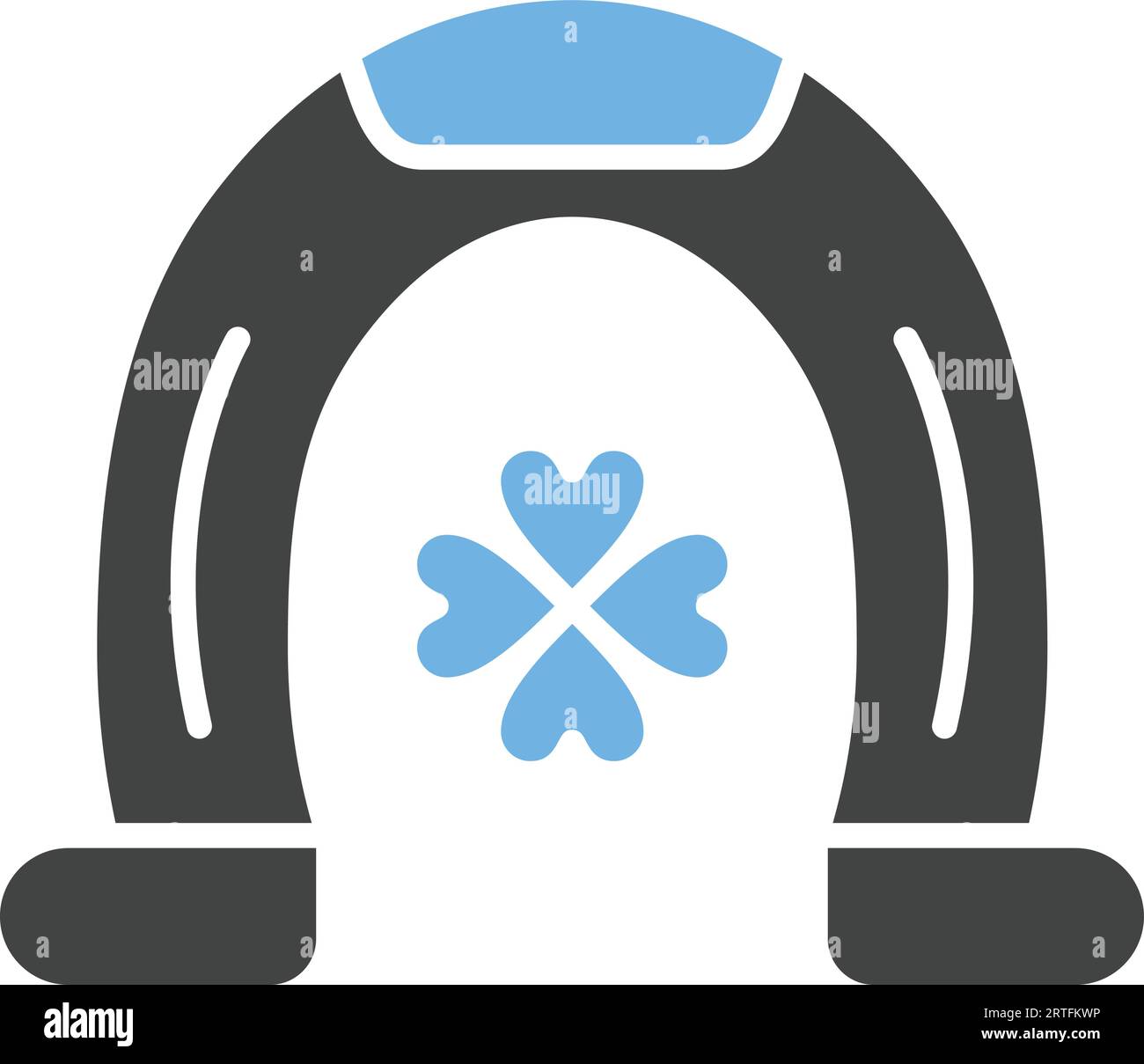 Horseshoe Icon image. Suitable for mobile application. Stock Vector