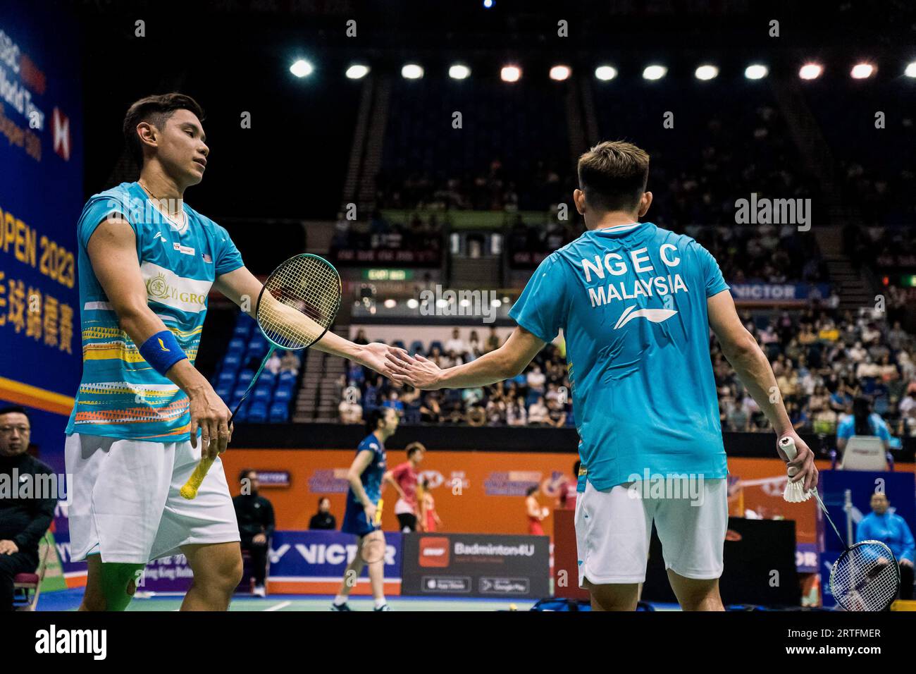 Hong Kong, China. 12th Sep, 2023. Low Hang Yee and Ng Eng Cheung of