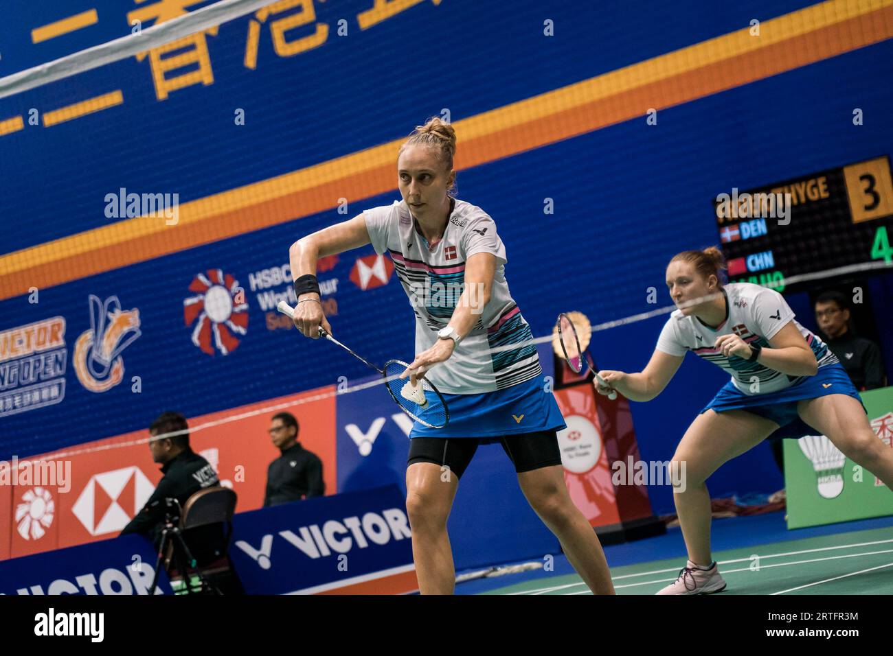 Hong Kong, China. 12th Sep, 2023. Maiken Fruergaard and Sara Thygesen