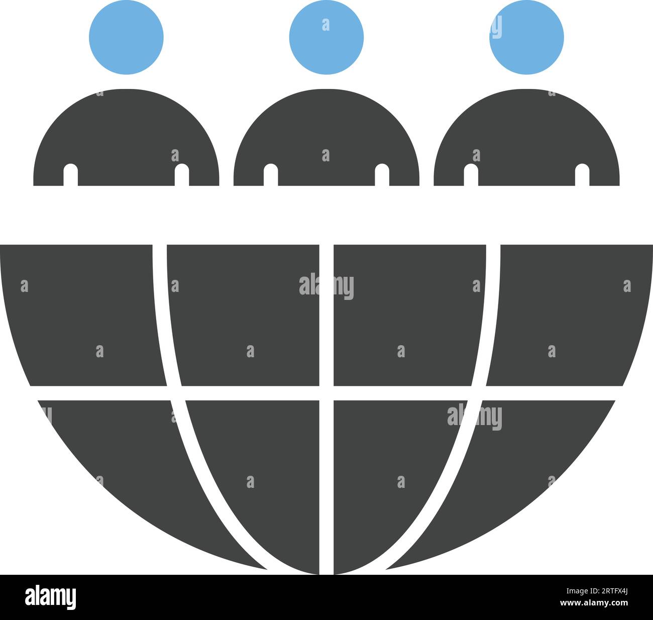Outsource Icon Image. Stock Vector