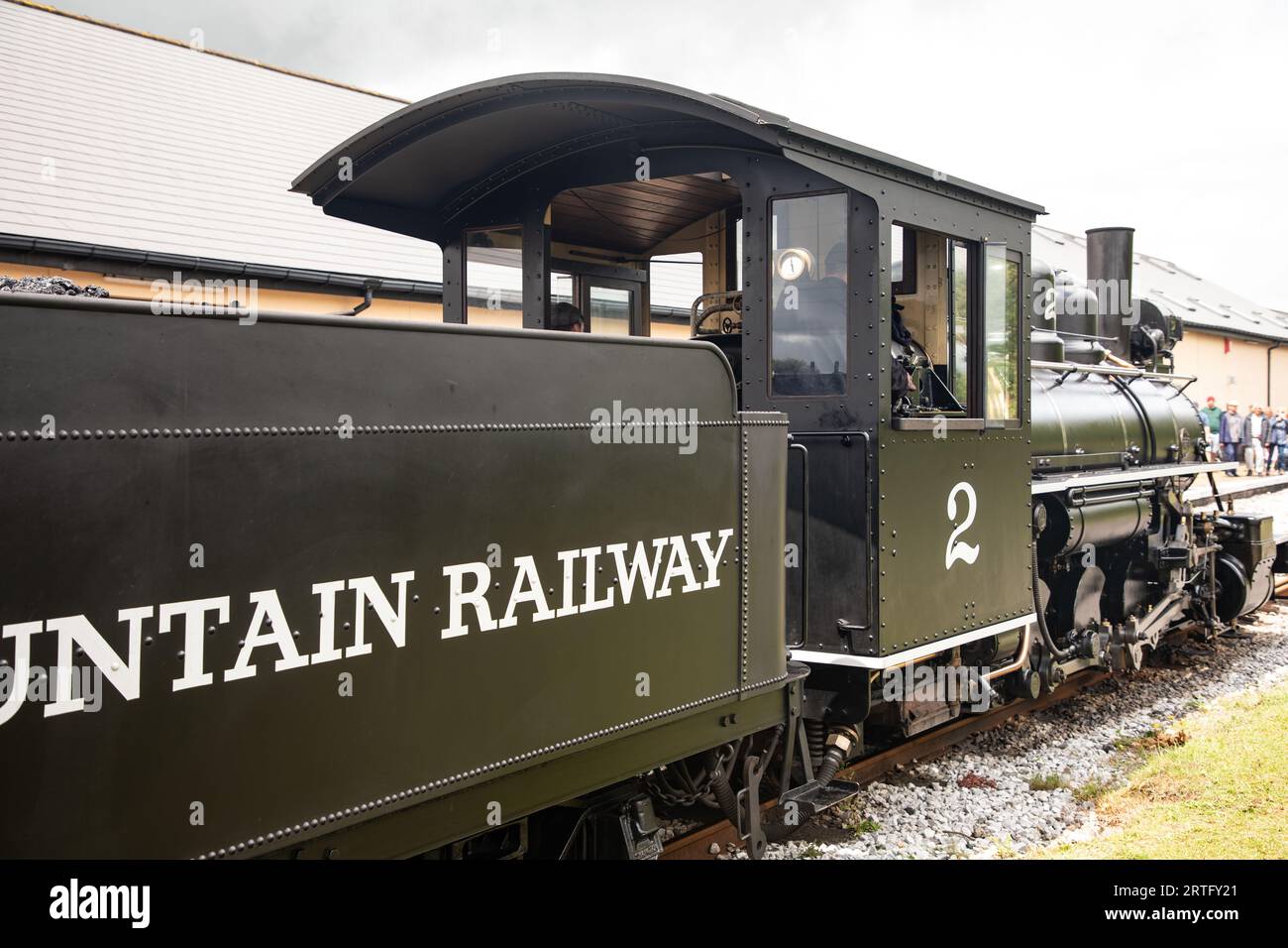 Brecon Mountain Railway Stock Photo Alamy