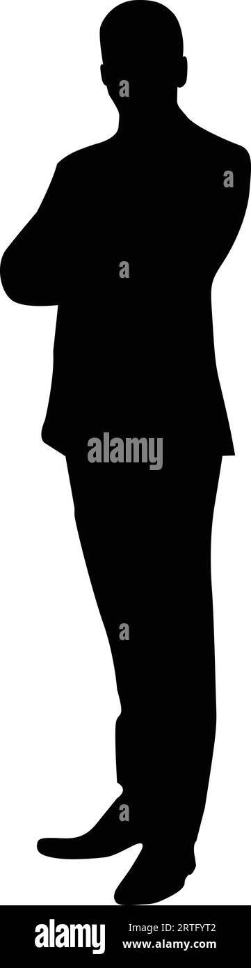 Silhouette man Stock Vector Images - Alamy
