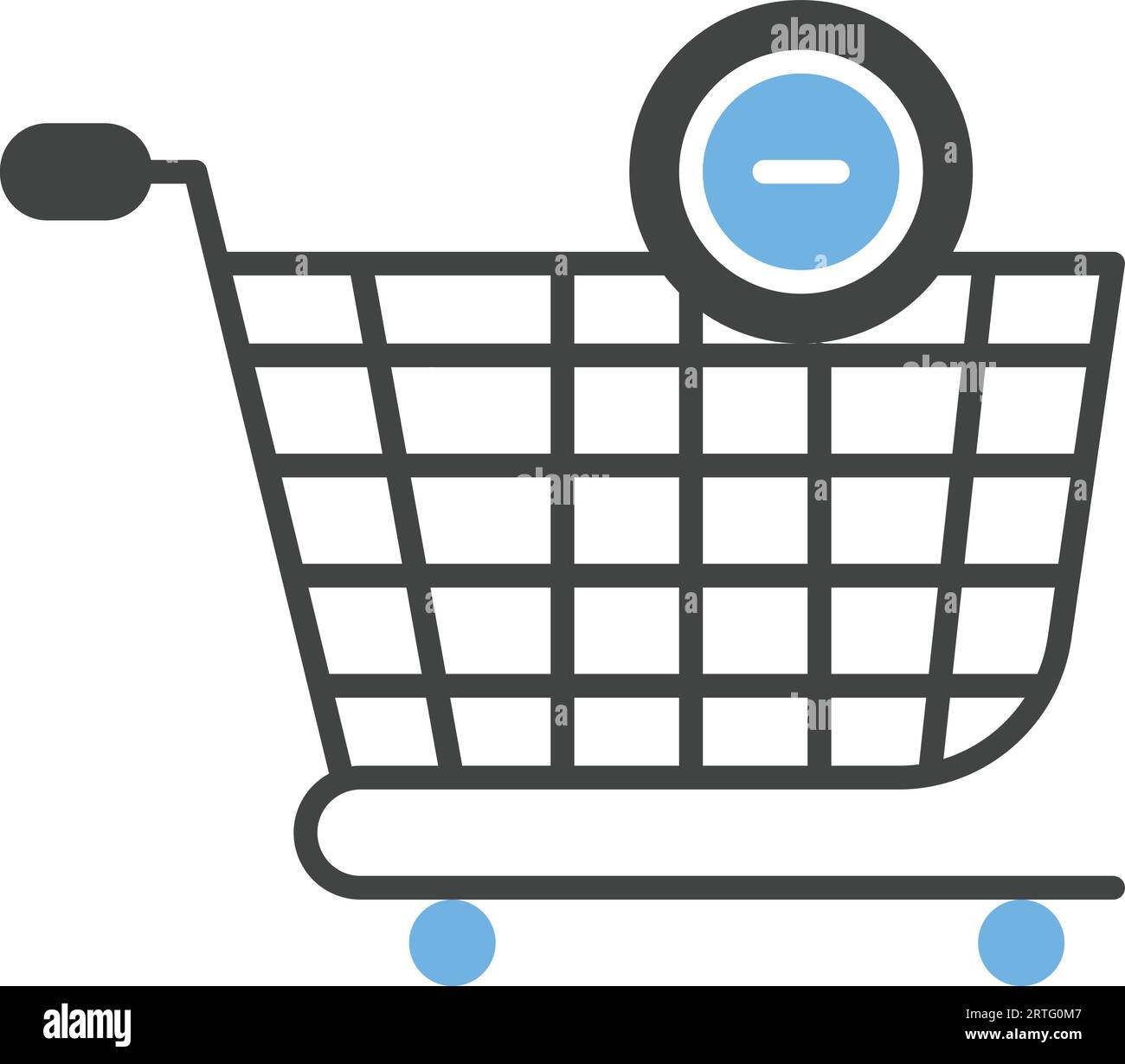 Remove From The Cart Icon Image. Stock Vector