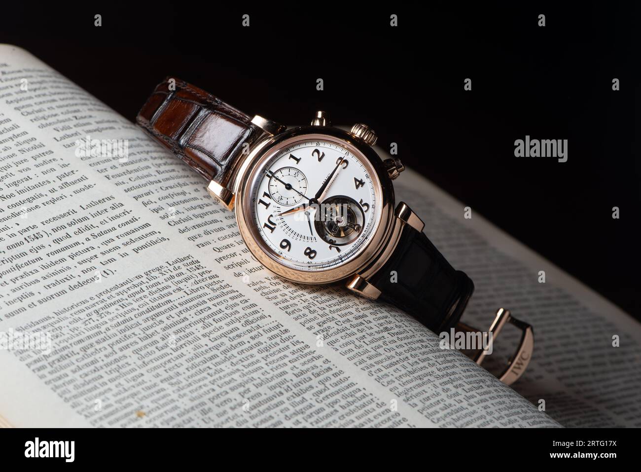 IWC Da Vinci Tourbillon Retrograde IW393101 Stock Photo