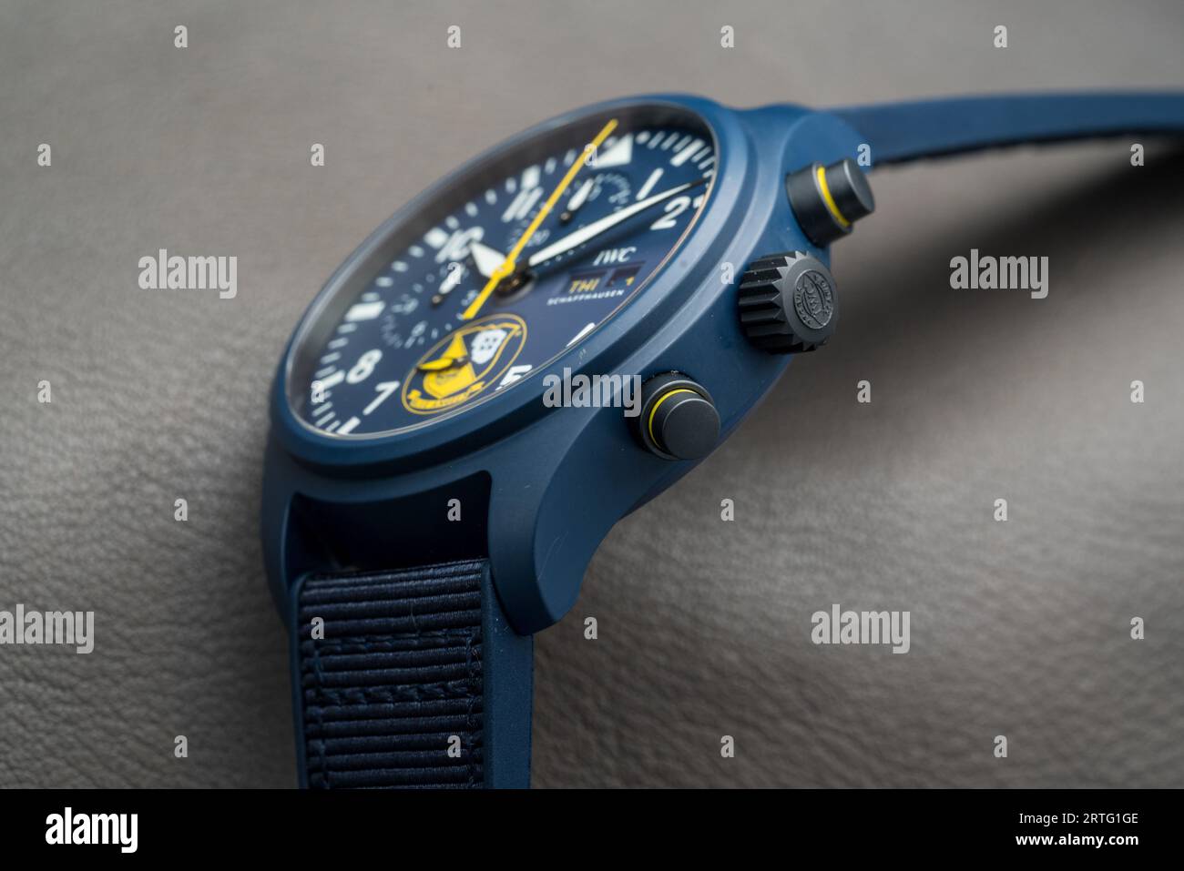 blue angels world chronograph watch