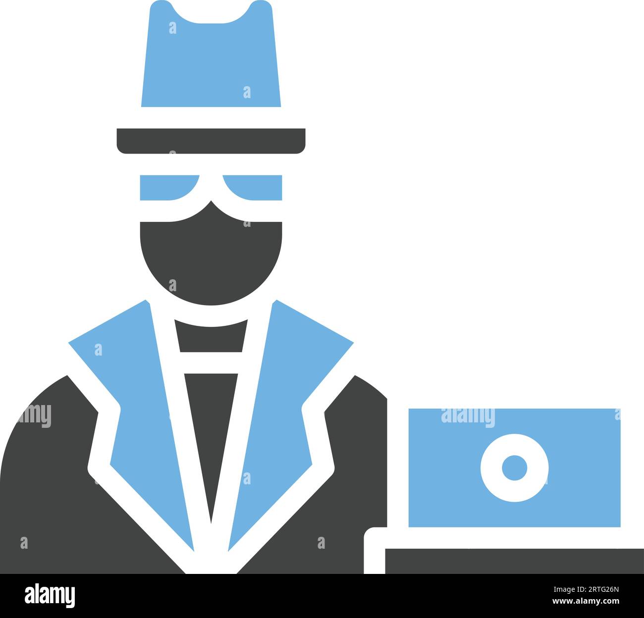 Spyware Icon Image. Stock Vector