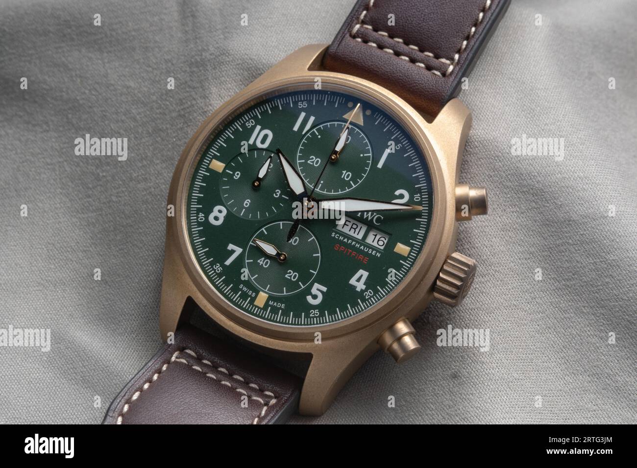 IWC Pilot’s Chronograph Spitfire IW387902 Stock Photo - Alamy