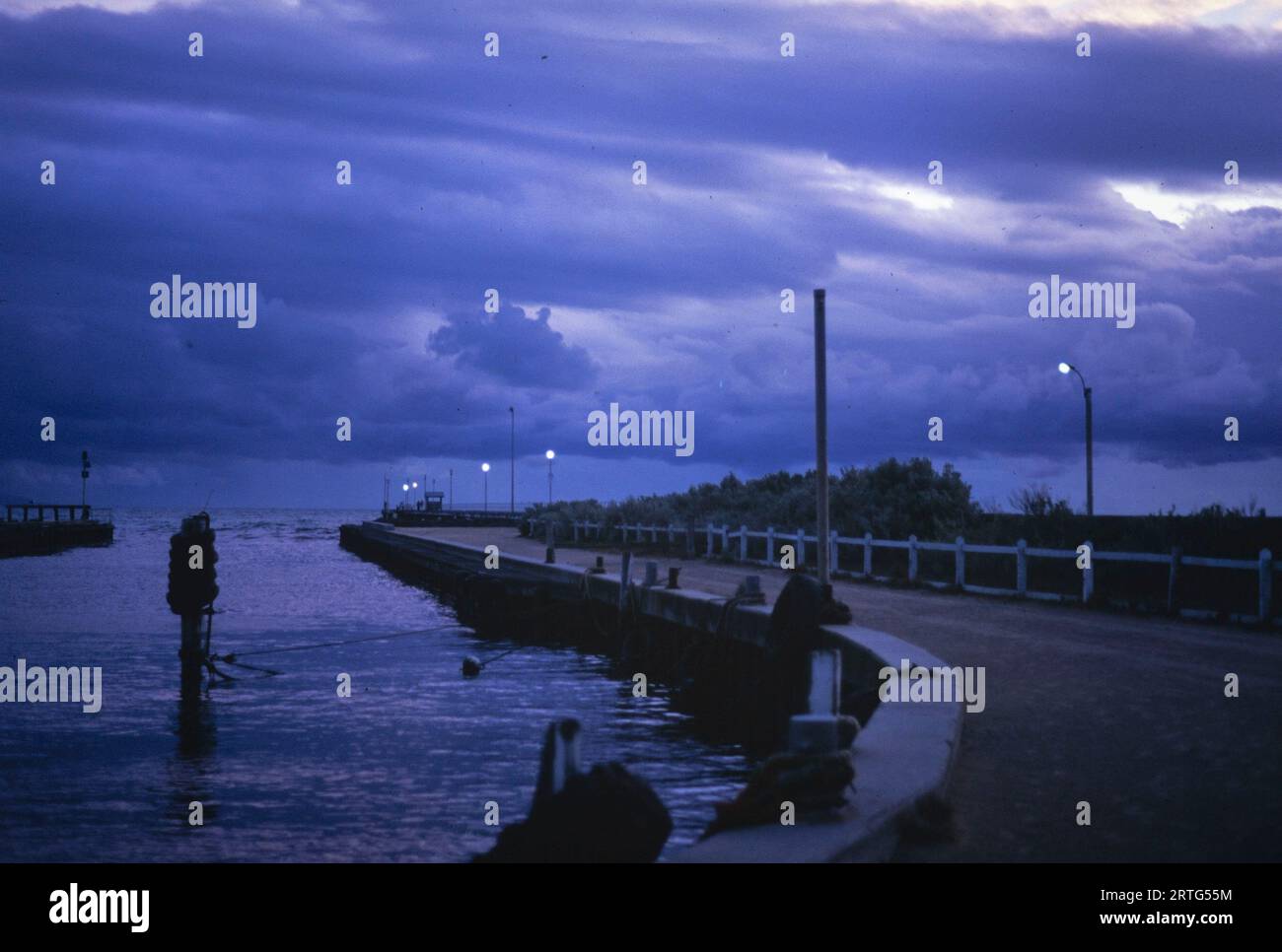 Melbourne, Australia December 1999 Historic view of Melbourne's