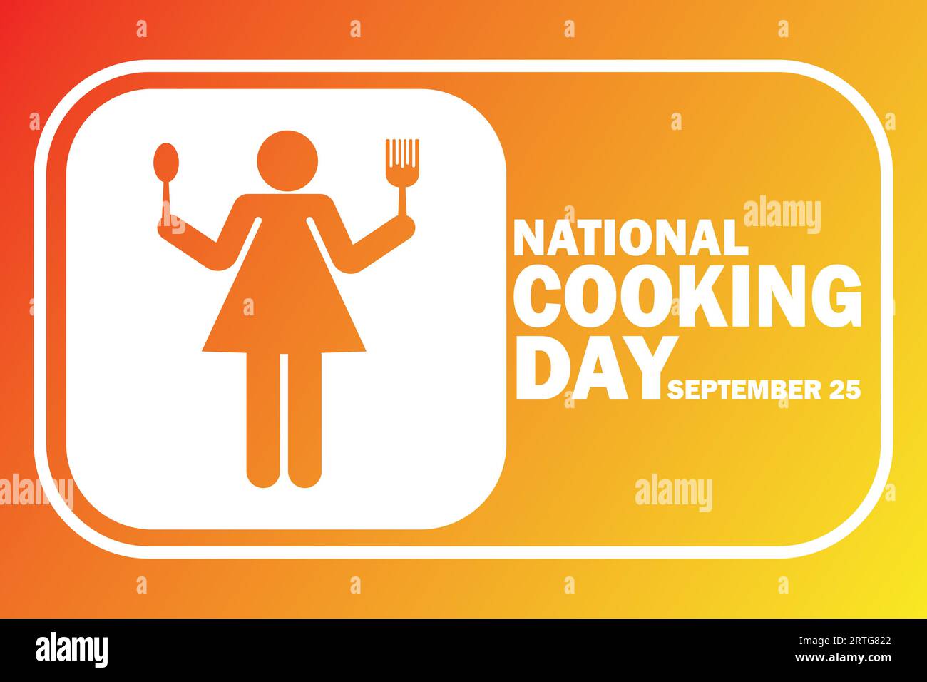 National Cooking Day. Vector illustration. Suitable for greeting card, poster and banner Stock Vector