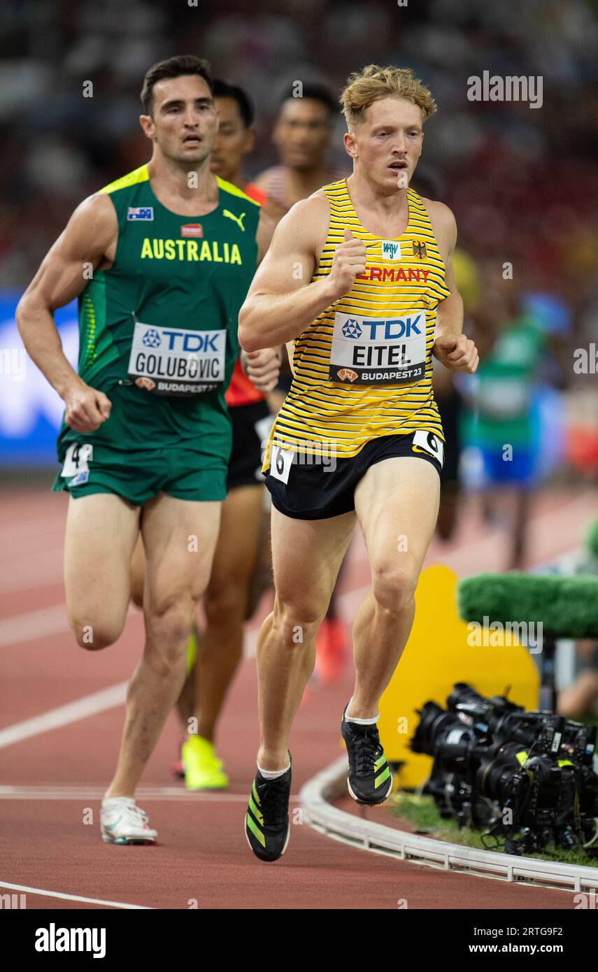 Manuel Eitel of Germany competing in the 1500m decathlon on day eight