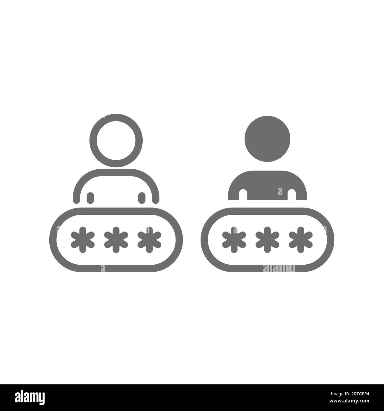 Log In form template set. Sign In with Facebook, Google, Apple. Isolated login, sign in forms on white background. Website or App account connexion page with email, passeword. UI vector Illustration. Stock