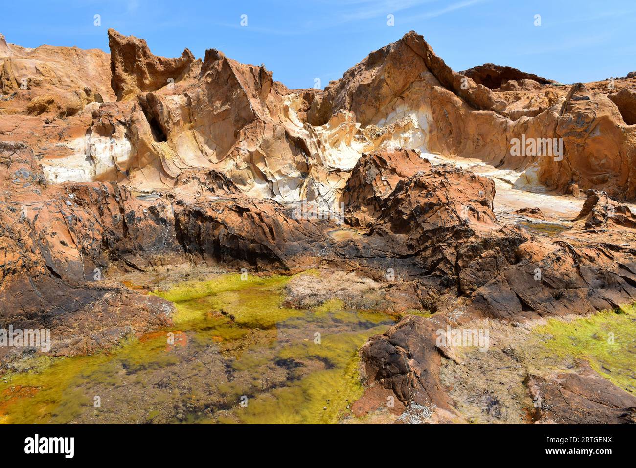 Quartz-keratophyre is a subvolcanic rock from Permian. This photo was ...