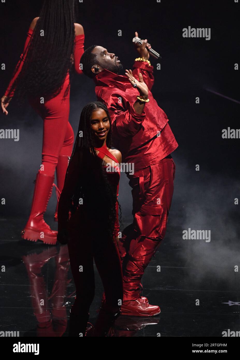 Newark, USA. September 12th, 2023. P Diddy performs at the 2023 MTV